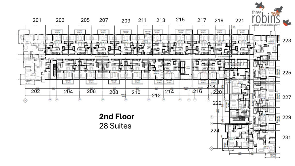 floor plan of 2nd floor
