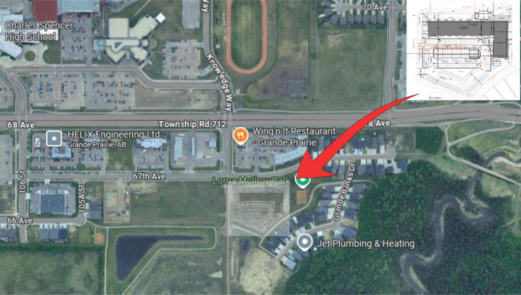 image showing site placement in the community